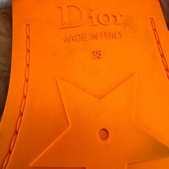 Dior Orange Evolution Camouflage Slides 36 - Picture 14 of 15